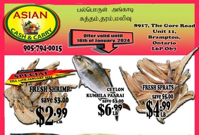 Asian Cash & Carry Flyer January 12 to 18