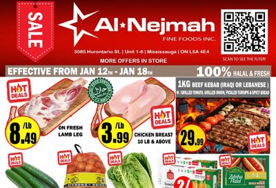 Alnejmah Fine Foods Inc. Flyer January 12 to 18