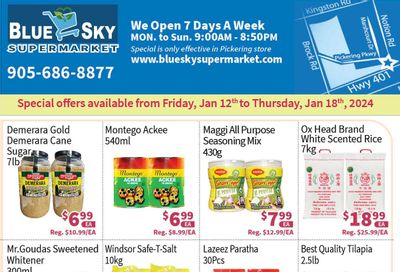 Blue Sky Supermarket (Pickering) Flyer January 12 to 18