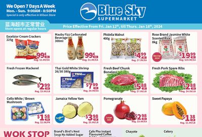 Blue Sky Supermarket (North York) Flyer January 12 to 18