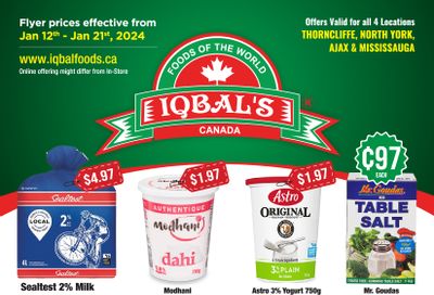 Iqbal Foods Flyer January 12 to 21