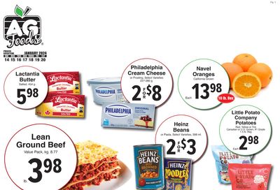 AG Foods Flyer January 14 to 20