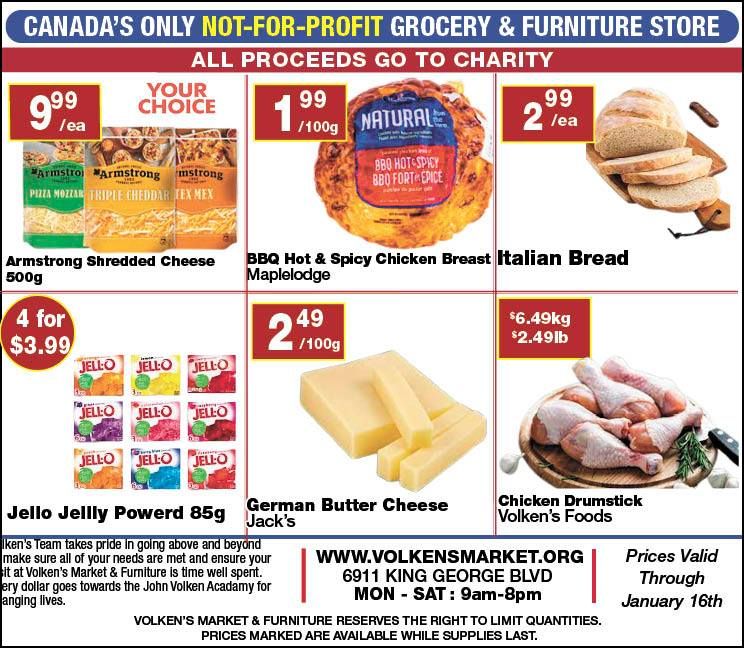 Volken's Market & Furniture Flyer January 10 to 16