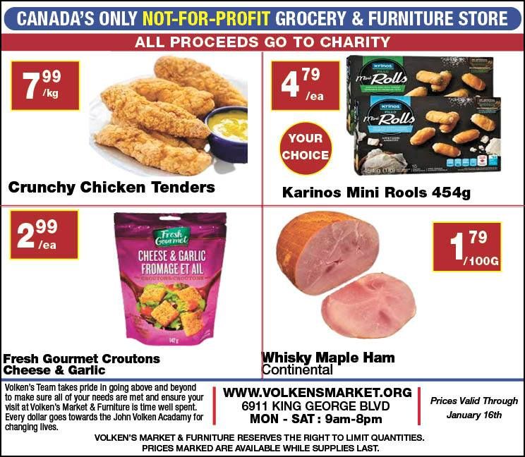 Volken's Market & Furniture Flyer January 10 to 16
