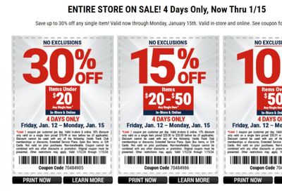 Harbor Freight Weekly Ad Flyer Specials January 13 to January 15, 2024