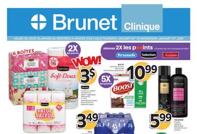 Brunet Clinique Flyer January 18 to 31