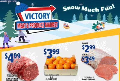 Victory Meat Market Flyer January 16 to 20
