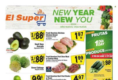 El Super (NM) Weekly Ad Flyer Specials January 10 to January 16, 2024
