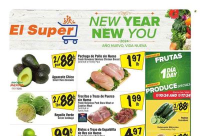 El Super (TX) Weekly Ad Flyer Specials January 10 to January 16, 2024