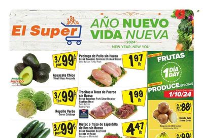 El Super (AZ) Weekly Ad Flyer Specials January 10 to January 16, 2024