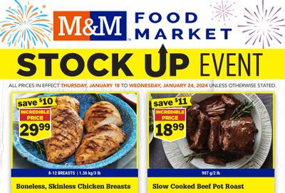 M&M Food Market (Atlantic & West) Flyer January 18 to 24