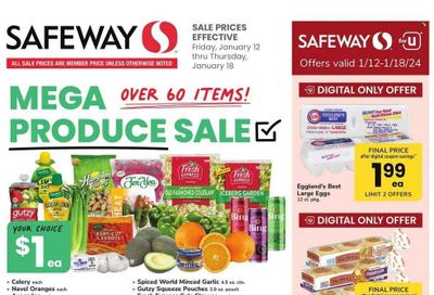 Safeway (VA) Weekly Ad Flyer Specials January 12 to January 18, 2024