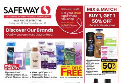 Safeway (MD, VA) Weekly Ad Flyer Specials January 12 to January 18, 2024