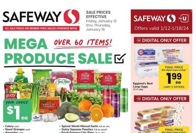 Safeway (MD) Weekly Ad Flyer Specials January 12 to January 18, 2024