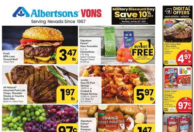 Vons (NV) Weekly Ad Flyer Specials January 10 to January 16, 2024