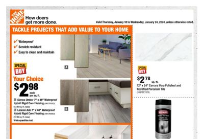 Home Depot (ON) Flyer January 18 to 24