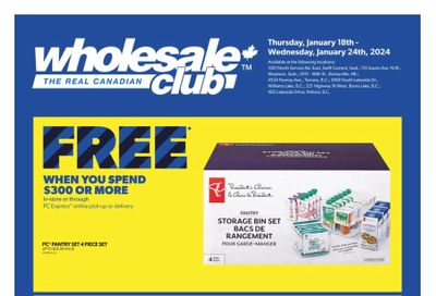 Real Canadian Wholesale Club Flyer January 18 to 24