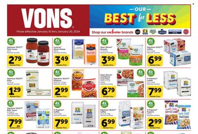 Vons (CA) Weekly Ad Flyer Specials January 10 to January 30, 2024