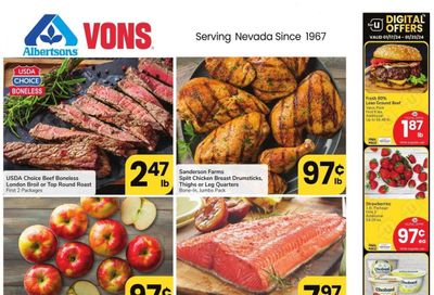Vons (NV) Weekly Ad Flyer Specials January 17 to January 23, 2024