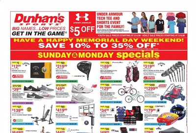 Dunham's Sports Weekly Ad & Flyer May 23 to 28