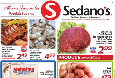 Sedano's (FL) Weekly Ad Flyer Specials January 10 to January 16, 2024