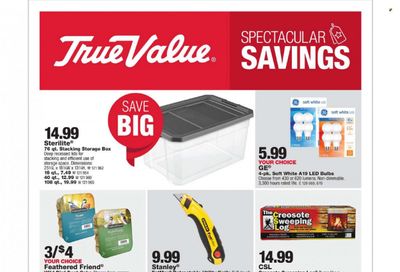 True Value Weekly Ad Flyer Specials January 1 to January 28, 2024