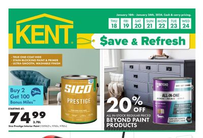 Kent Building Supplies Flyer January 18 to 24