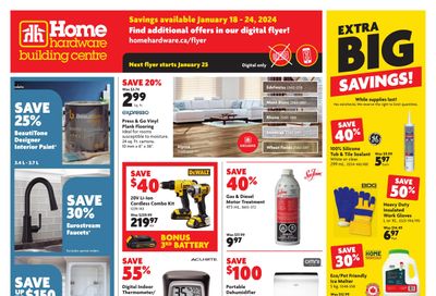 Home Hardware Building Centre (Atlantic) Flyer January 18 to 24