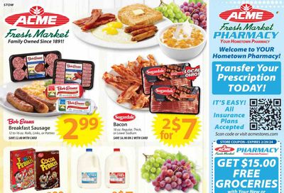 ACME Fresh Market (OH) Weekly Ad Flyer Specials January 11 to January 17, 2024