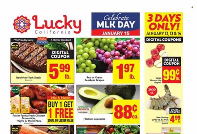 Lucky California Weekly Ad Flyer Specials January 10 to January 16, 2024