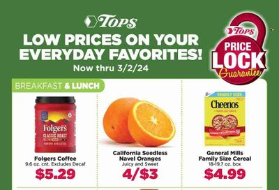 Tops Weekly Ad Flyer Specials January 7 to March 2, 2024