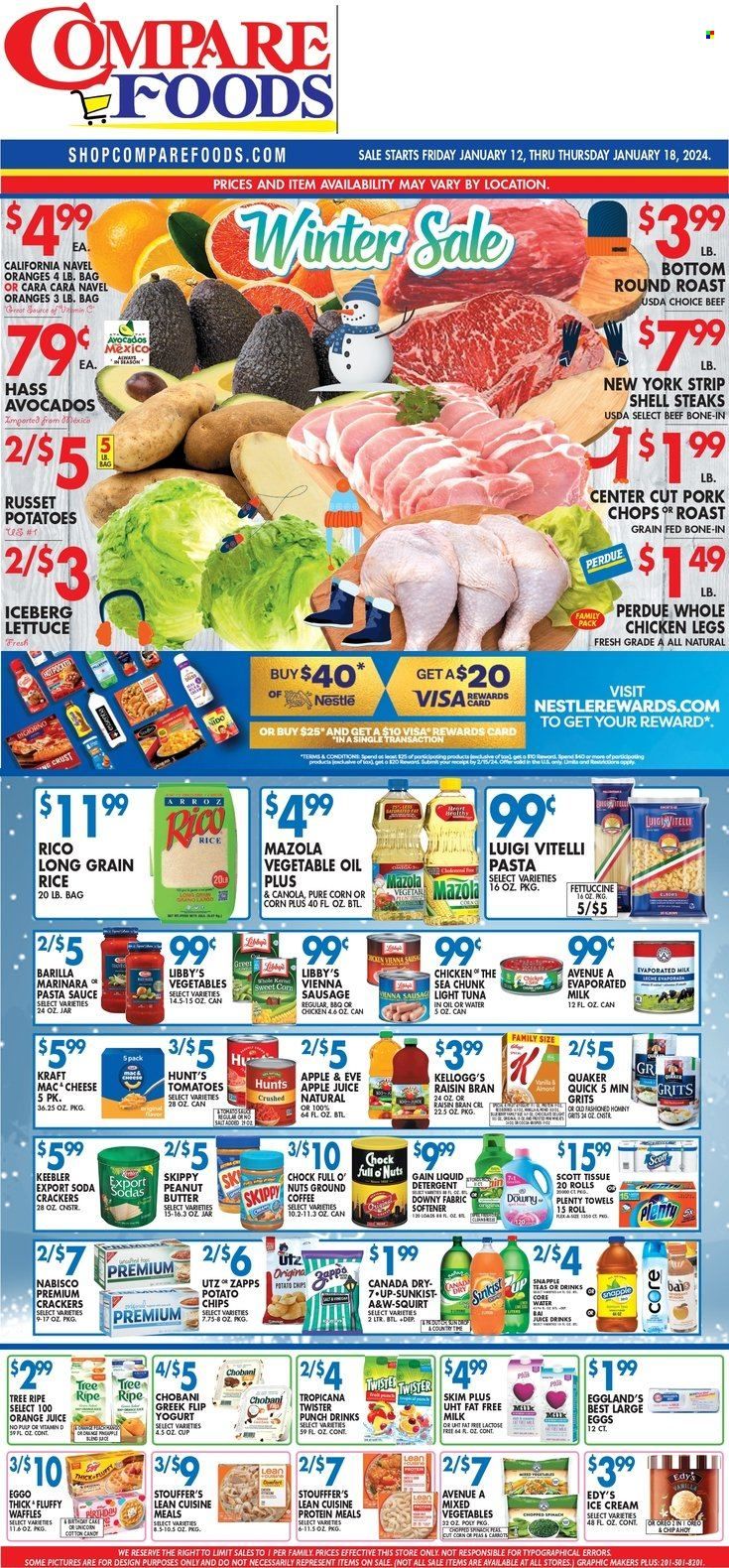 Compare Foods (CT, MD, NC, NJ, NY, RI) Weekly Ad Flyer Specials January 12 to January 18, 2024