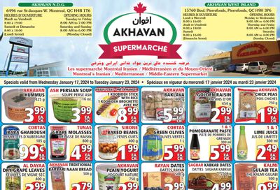 Akhavan Supermarche Flyer January 17 to 23