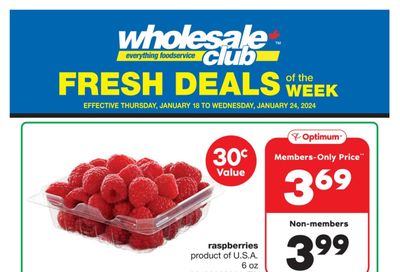 Wholesale Club (Atlantic) Fresh Deals of the Week Flyer January 18 to 24