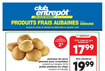 Wholesale Club (QC) Fresh Deals of the Week Flyer January 18 to 24