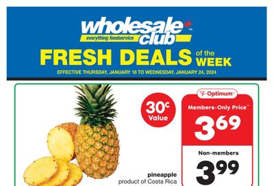 Wholesale Club (West) Fresh Deals of the Week Flyer January 18 to 24