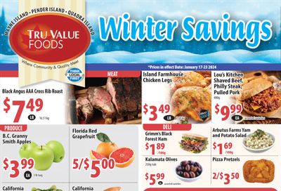 Tru Value Foods Flyer January 17 to 23