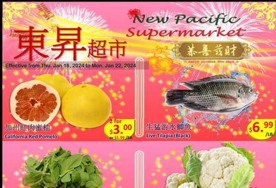 New Pacific Supermarket Flyer January 18 to 22