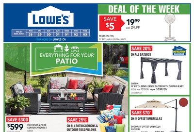 Lowe's Flyer May 28 to June 3