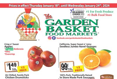 The Garden Basket Flyer January 18 to 24
