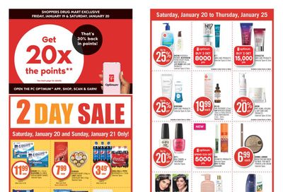 Shoppers Drug Mart (ON) Flyer January 20 to 25