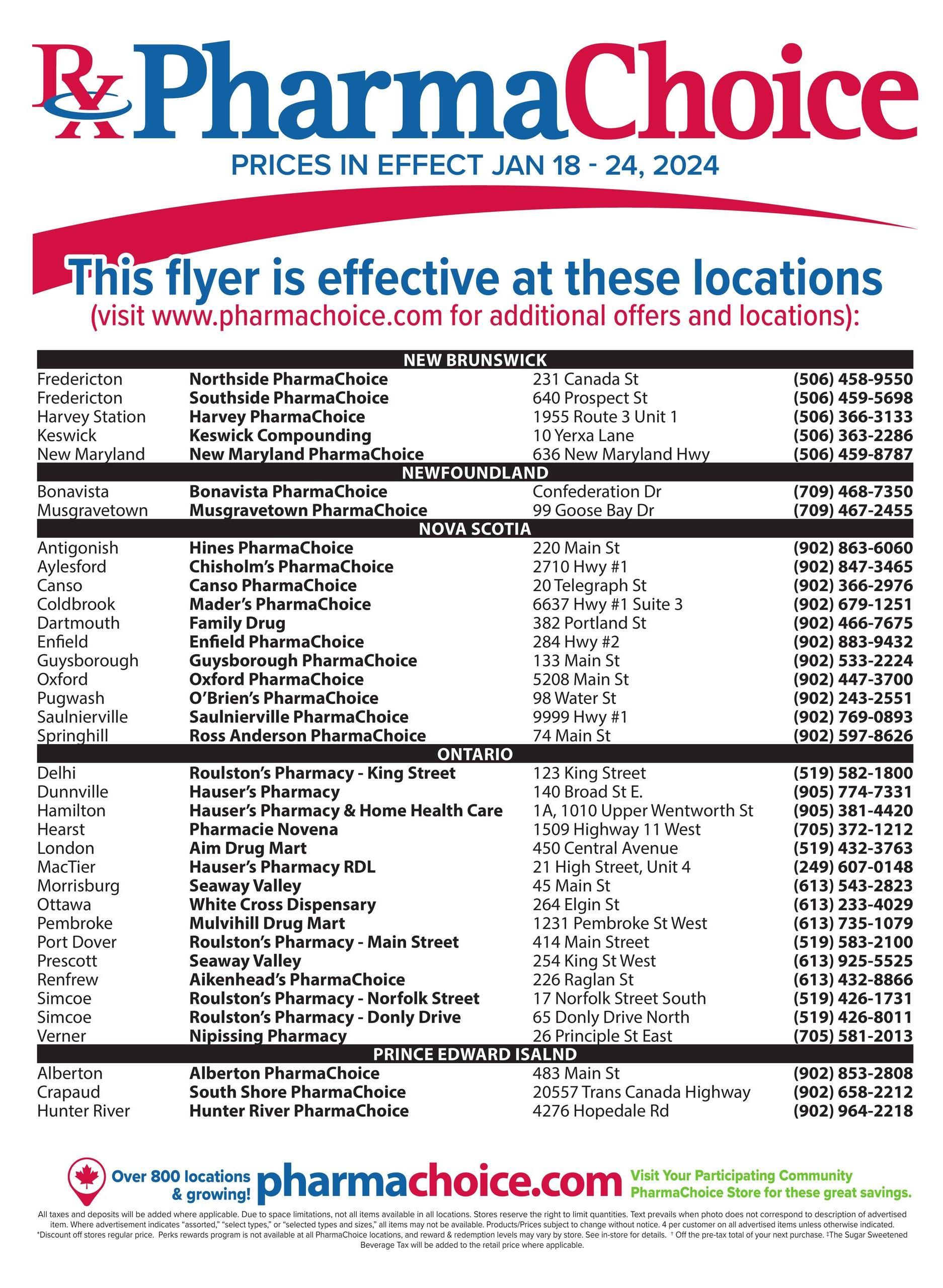 PharmaChoice (ON & Atlantic) Home Care Solutions Flyer January 18 to 24