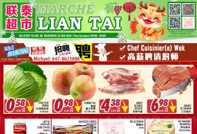 Marche Lian Tai Flyer January 18 to 24