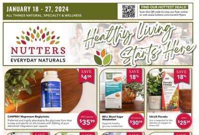 Nutters Everyday Naturals Flyer January 18 to 27