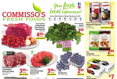 Commisso's Fresh Foods Flyer January 19 to 25