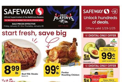 Safeway (MD) Weekly Ad Flyer Specials January 19 to January 25, 2024