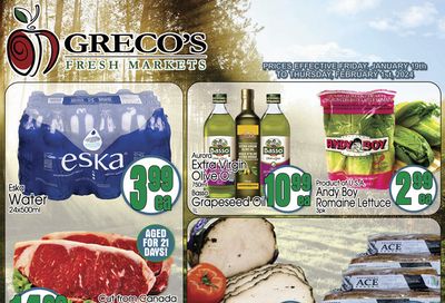 Greco's Fresh Market Flyer January 19 to February 1