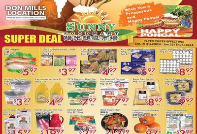 Sunny Foodmart (Don Mills) Flyer January 19 to 25