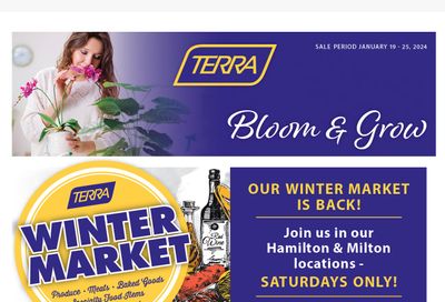 Terra Greenhouses Flyer January 19 to 25