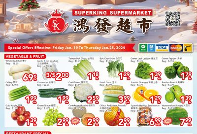 Superking Supermarket (North York) Flyer January 19 to 25